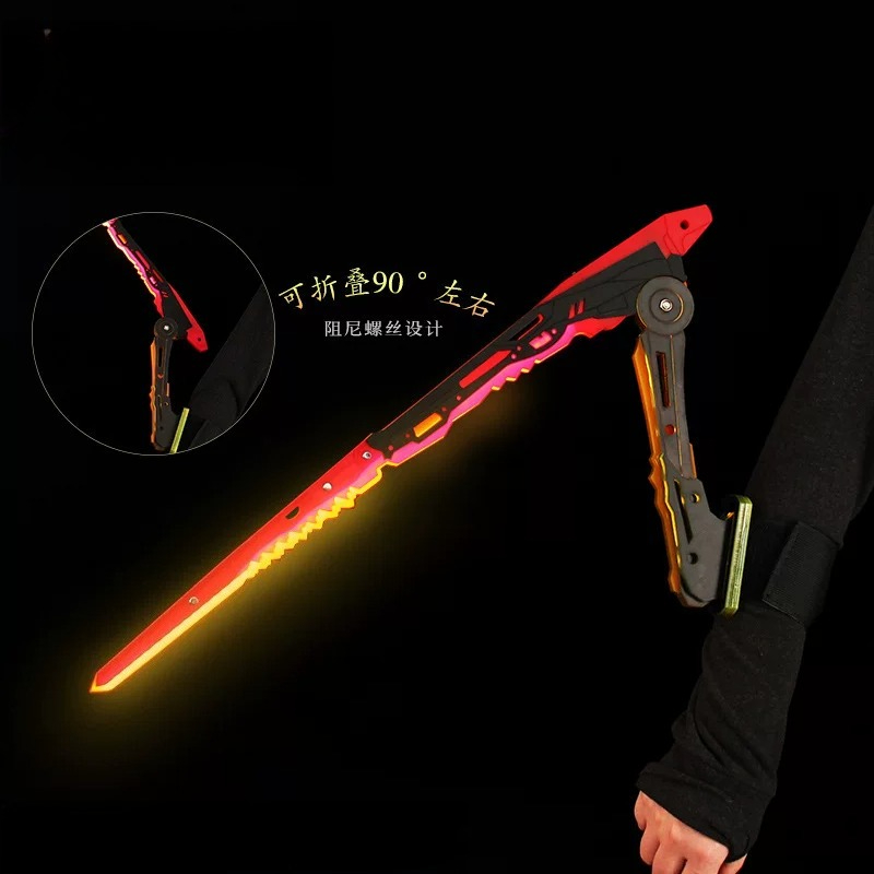 Cosplay Prop Knife - Anime Cyberpunk Katana Mantis Blade Luminous