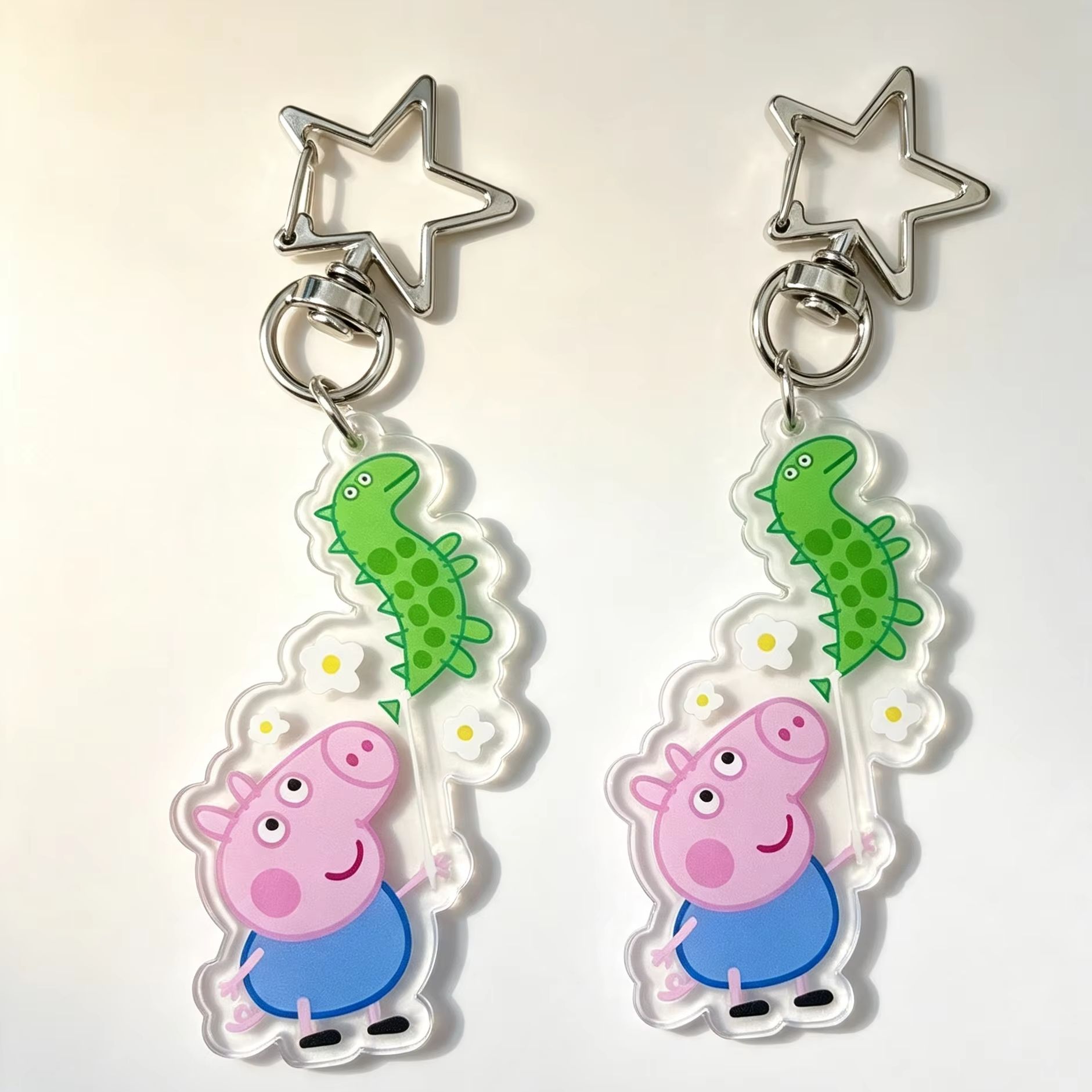 Acrylic Cosplay Prop - Peppa Pig George Acrylic Figure Keychain