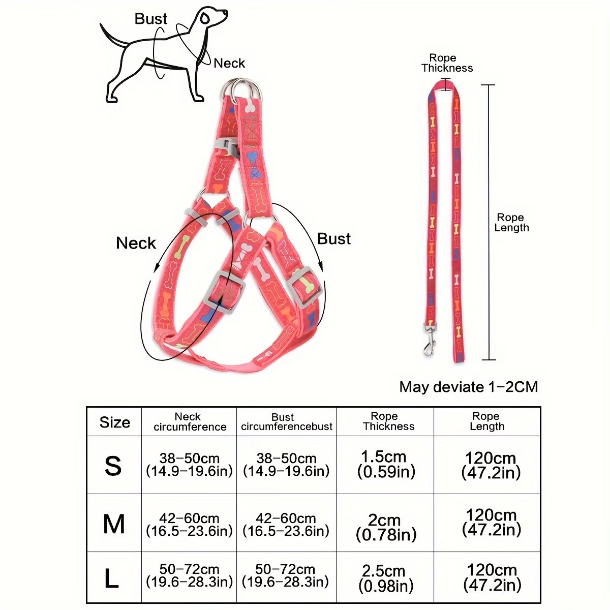 Adjustable Dog Harness with Qu - D Ring Strap review and price