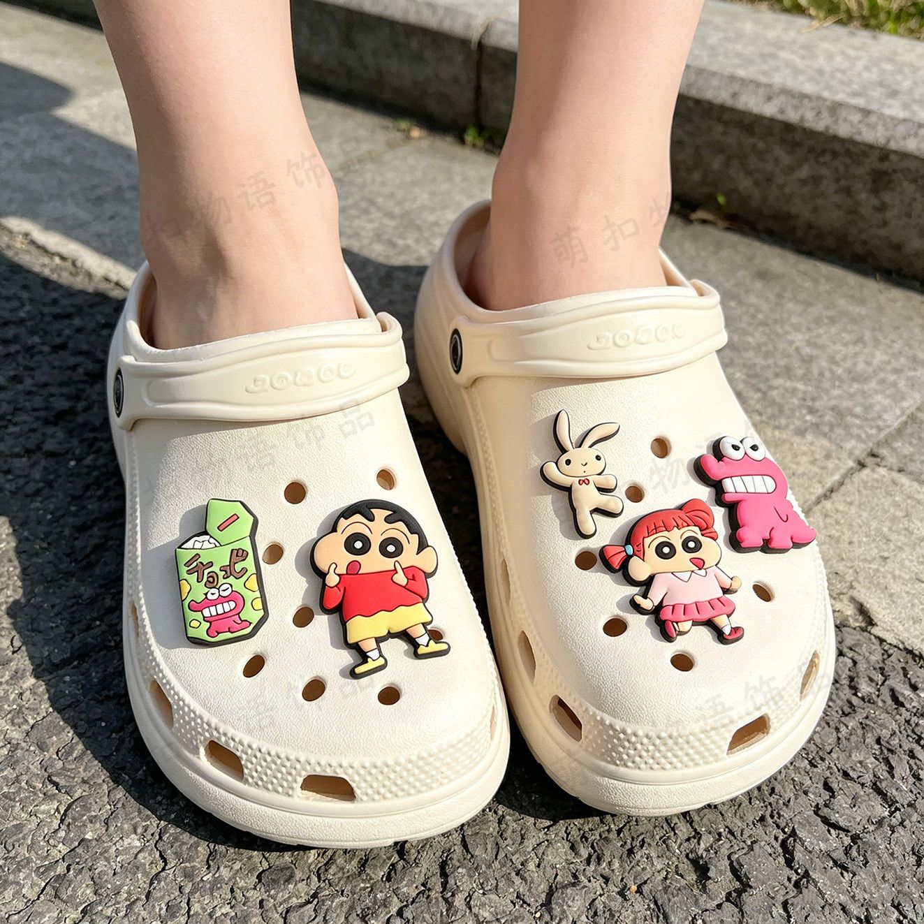 Crayon Shin-chan shoe flower a - Cosplay Prop Diy review and price