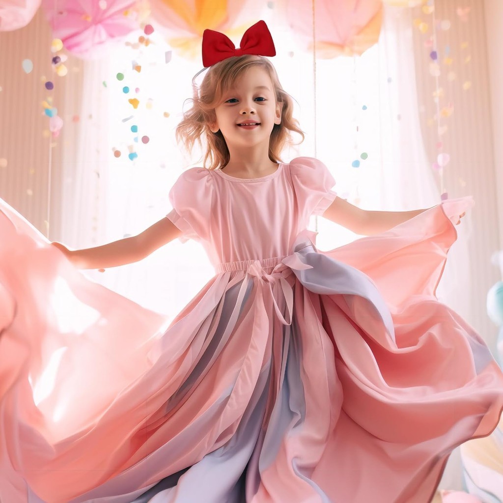 Cute Girls Red Big Bow Headban - Cosplay Floating Prop review and price