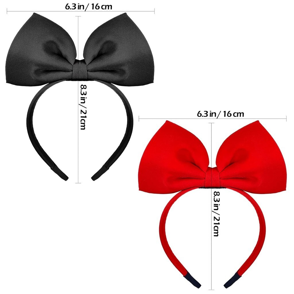Cute Girls Red Big Bow Headban - Cosplay Floating Prop review and price