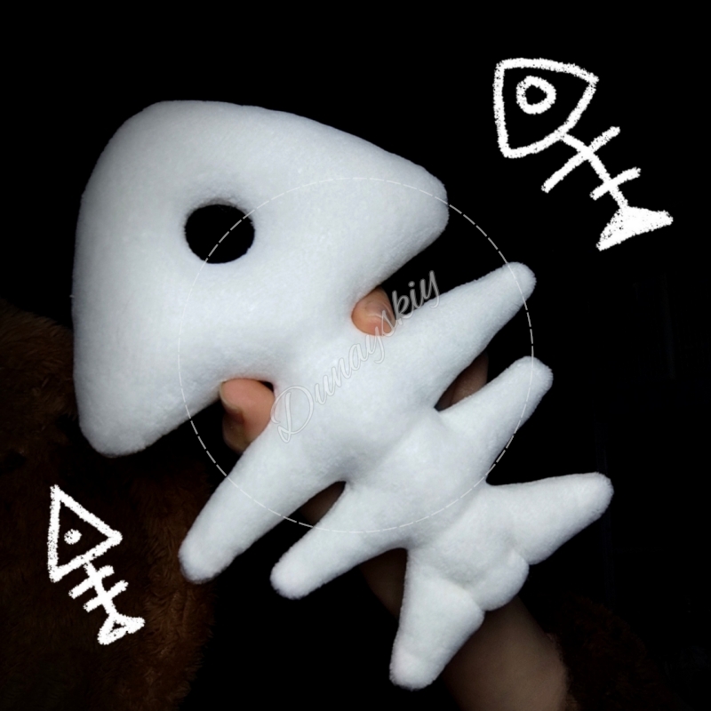 Plush Fishbone Keychain For Fu - Fishbones Cosplay Prop review and price