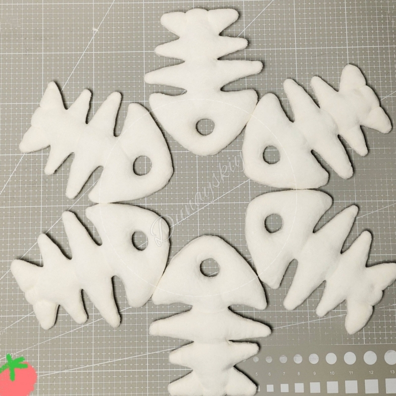 Plush Fishbone Keychain For Fu - Fishbones Cosplay Prop review and price