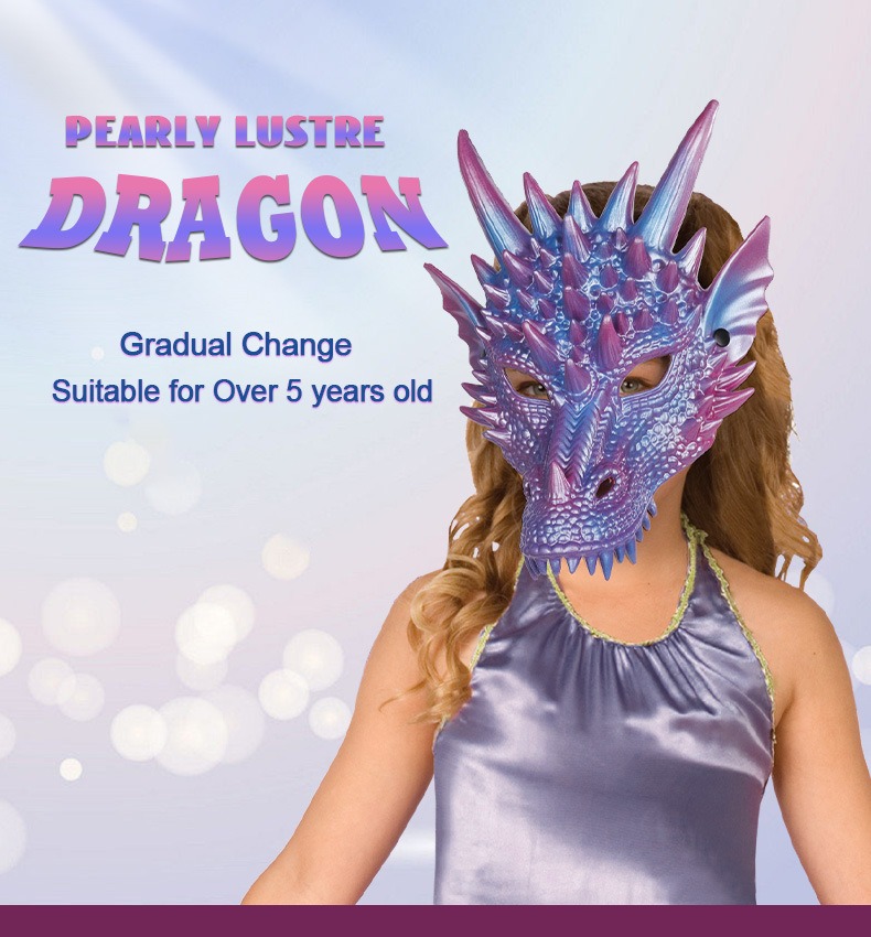 Pearl Blue Dragon Mask 3D Prin - Cosplay Prop Blueprints review and price