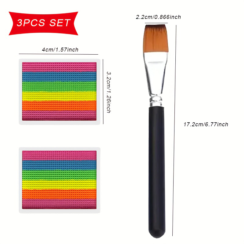 Rainbow Face and Body Paint Se - Cosplay Prop Paint review and price