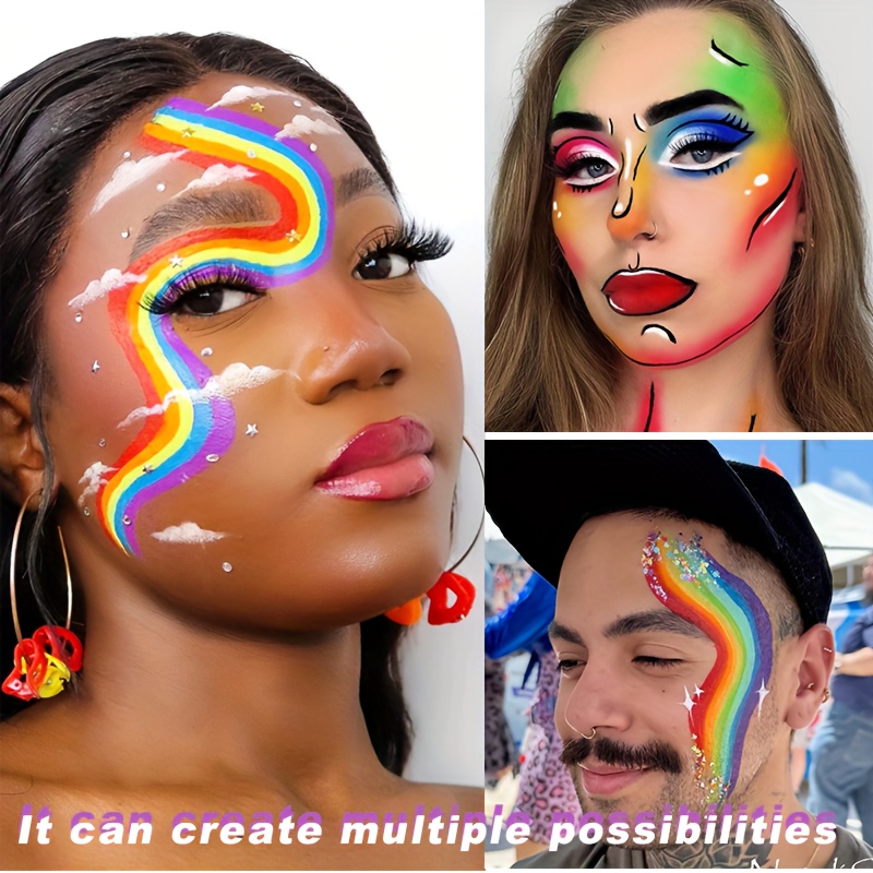 Rainbow Face and Body Paint Se - Cosplay Prop Paint review and price
