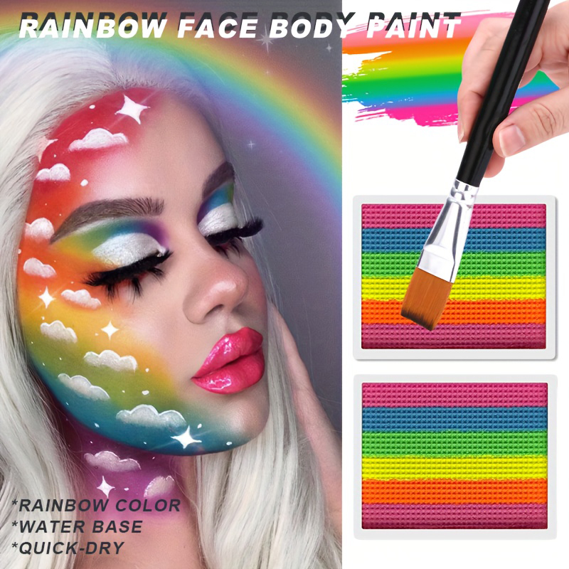 Rainbow Face and Body Paint Se - Cosplay Prop Paint review and price
