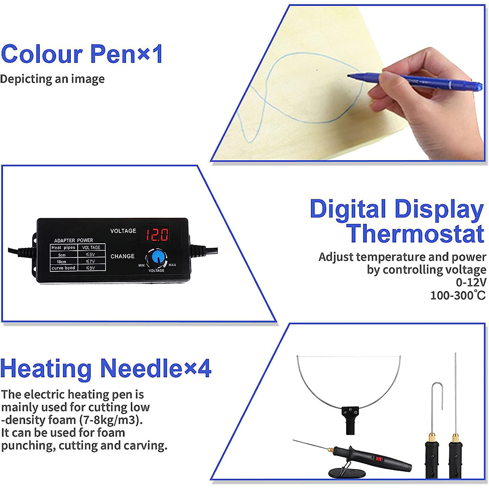 Heated Foam Cutting Pen Set wi - Craft Knife Set review and price