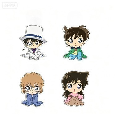 Detective Conan anime pin broo - Acrylic Cosplay Prop review and price