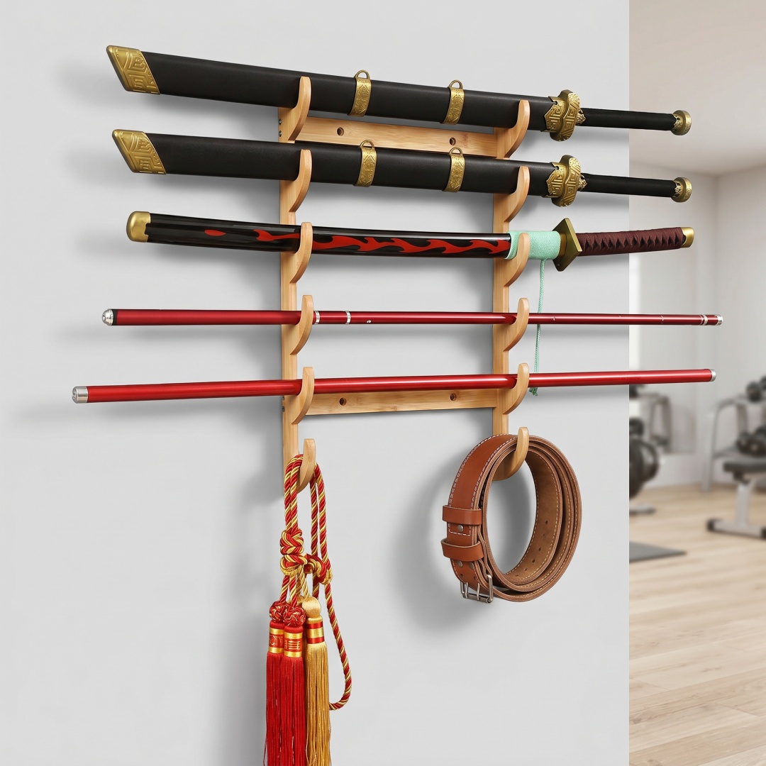1-8Layer Wood Sword Stand Kata - Cosplay Prop Display review and price