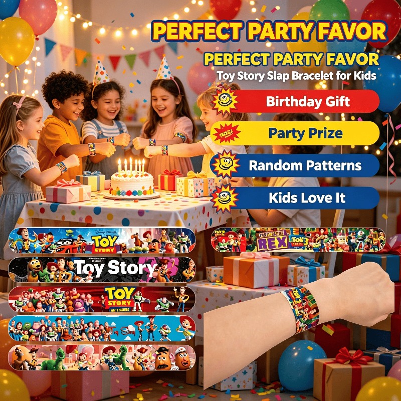 Cartoon Toy Story Slap Bracele - Cosplay Prop Filler review and price