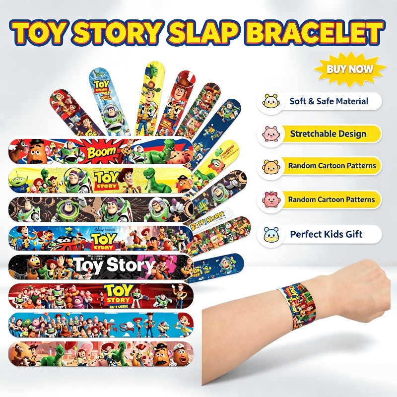 Cartoon Toy Story Slap Bracele - Cosplay Prop Filler review and price