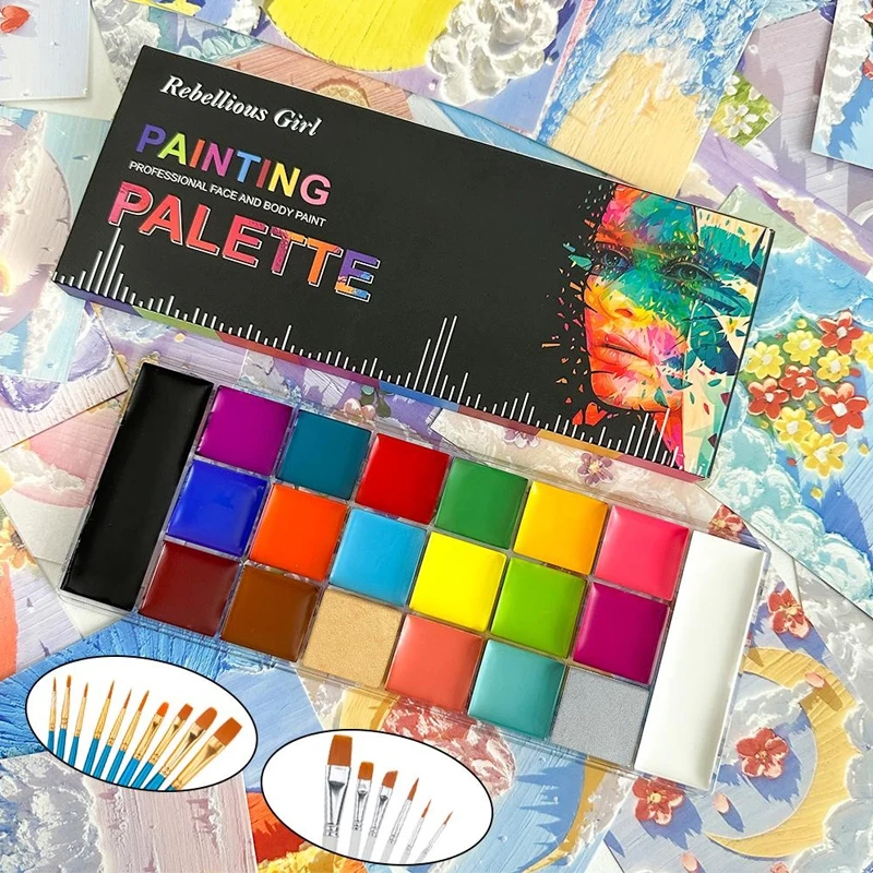 20 Colors Face Body Oil Painti - Cosplay Prop Paint review and price