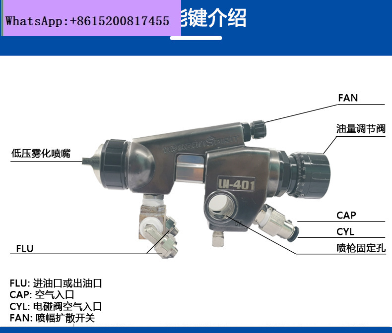 LH-401 Low Pressure High Atomi - Metallic Spray Paint review and price