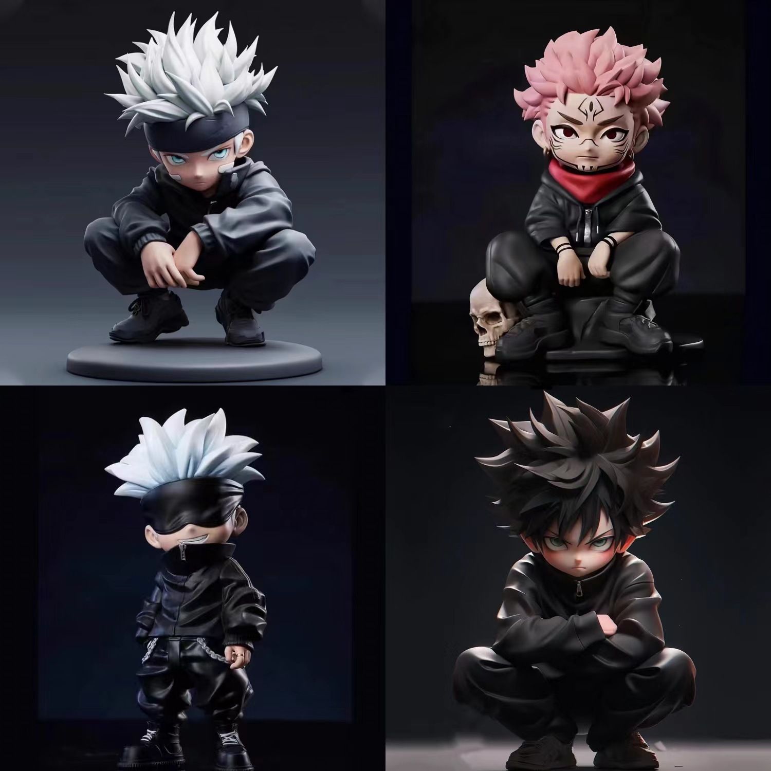 Jujutsu Kaisen figure - crouch - Cosplay Prop Display review and price