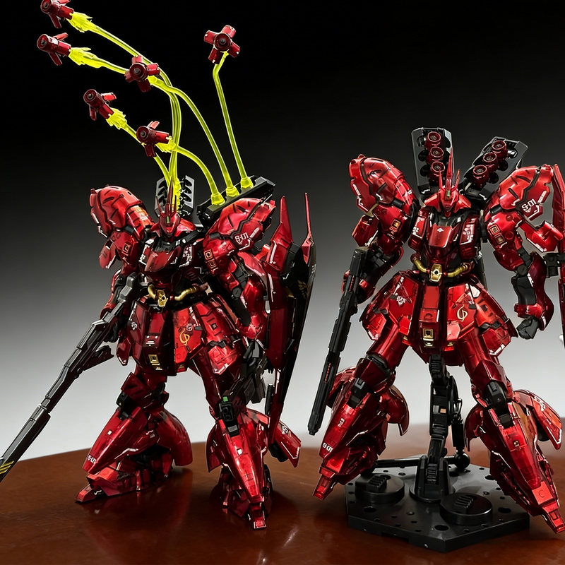 STAR RG 1/144 Sazabi Electropl - Bandai Gundam Rg review and price