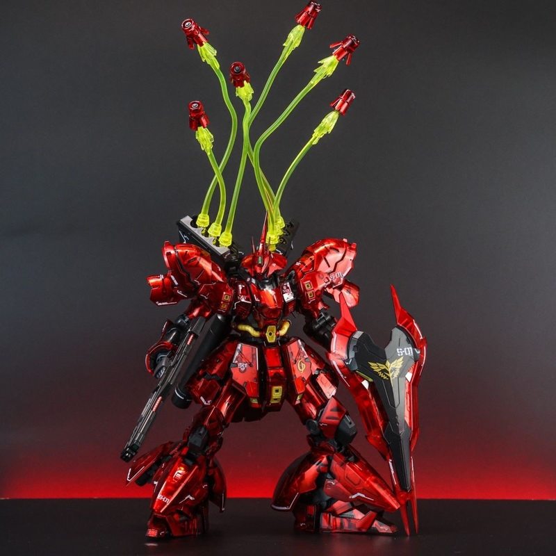 STAR RG 1/144 Sazabi Electropl - Bandai Gundam Rg review and price