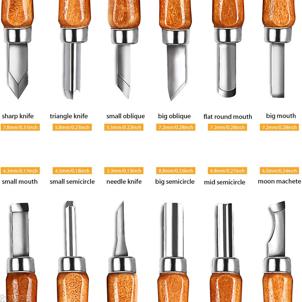 12Pcs SK2 Woodworking Carving  - Craft Knife Set review and price